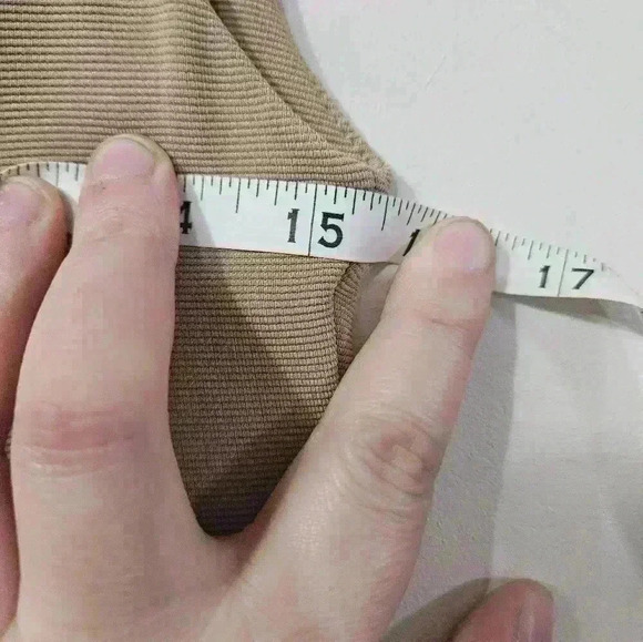 EUC! Zara woman tan midi dress! - Picture 6 of 7